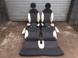 MINI R56 HATCHBACK 2007-2013 SET OF SEATS 2007,2008,2009,2010,2011,2012,2013MINI R56 COOPER S LEATHER/CLOTH CREAM SEATS WITH TRIMS FRONT REAR FULL SET  N/A      Used