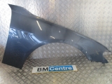 BMW E65 7 SERIES 4 DOOR SALOON 2001-2005 WING (DRIVER SIDE) TITAN SILVER 2001,2002,2003,2004,2005BMW E65 E66 7 SERIES PRE LCI DRIVERS FRONT WING DARK BLUE AM1121      Used
