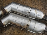 BMW E46 SALOON 1998-2004 2.2 BACK BOX + MID SECTION EXHAUST 1998,1999,2000,2001,2002,2003,2004BMW E46 3 SERIES 320I 325I 330I CI M54 UNDER FLOOR CATS *EXCHANGE PRICE* 7516738 7516737     Used