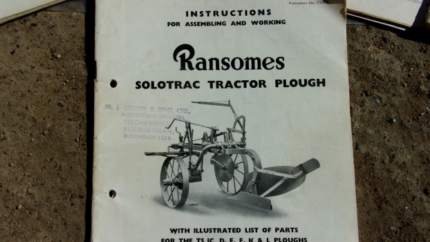Westlake Plough Parts – Ransomes Plough Tractor Plough Parts List Books 