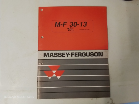 Westlake Plough Parts – Massey Ferguson Parts Manual 30-13 Tractor 2WS 