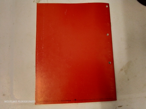Westlake Plough Parts – Massey Ferguson Parts Manual 30-13 Tractor AWS 