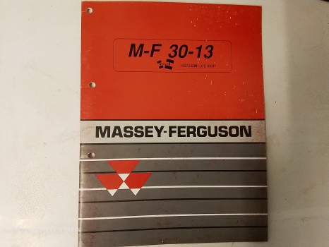 Westlake Plough Parts – Massey Ferguson Parts Manual 30-13 Tractor AWS 