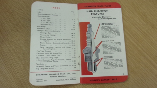 Westlake Plough Parts – Champion Spark Plugs Pocket Catalogue 