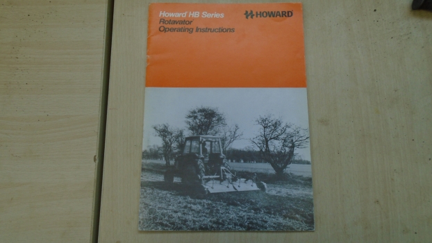Westlake Plough Parts – Howard Rotavator Hb Series Rotavator Operating Instructions 