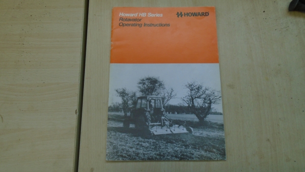 Westlake Plough Parts – Howard Rotavator Hb Series Rotavator Operating Instructions 