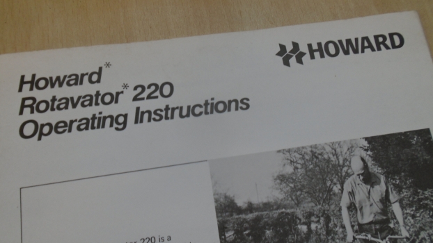 Westlake Plough Parts – Howard Rotavator 220 Operating Instructions 