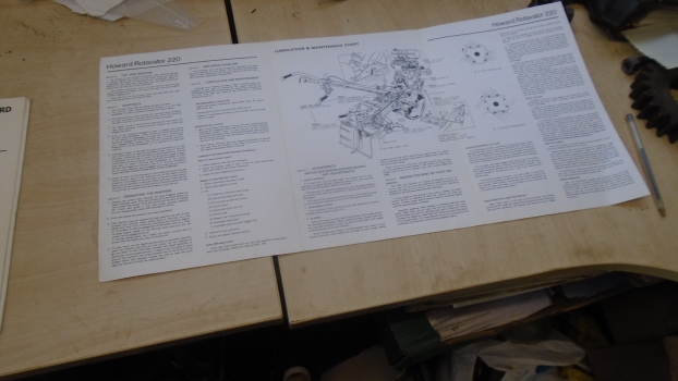 Westlake Plough Parts – Howard Rotavator 220 Operating Instructions 