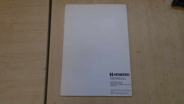 Westlake Plough Parts – Howard Rotavator 220 Operating Instructions 