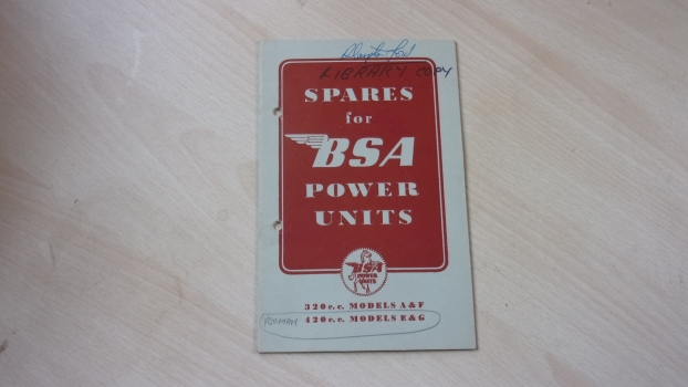 Westlake Plough Parts – Bsa Power Units 320cc 420cc Models Catalogue (a) 