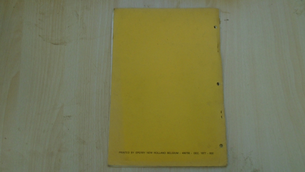 Westlake Plough Parts – Sperry New Holland Drivers Cab For 8080 Parts Catalog Issue 496798 