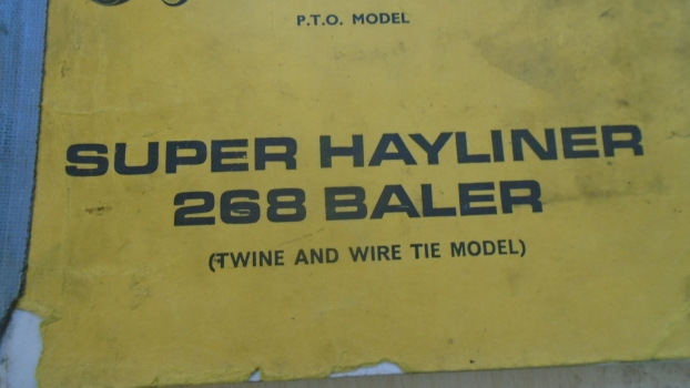 Westlake Plough Parts – New Holland Super Hayliner 268 Baler Service Parts Catalogue 