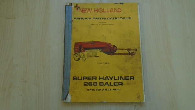 Westlake Plough Parts – New Holland Super Hayliner 268 Baler Service Parts Catalogue 