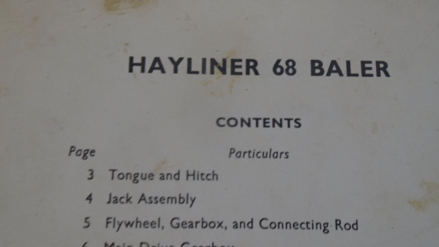 Westlake Plough Parts – New Holland Hayliner 68 Baler Book 