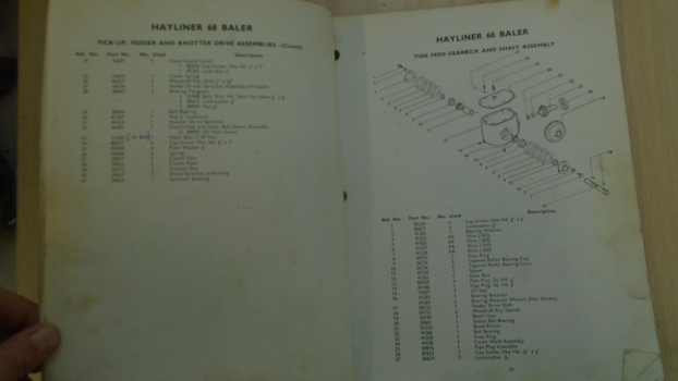 Westlake Plough Parts – New Holland Hayliner 68 Baler Book 