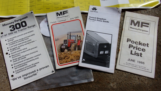 Westlake Plough Parts – Massey Furguson Tractor Mf565 Chart And Pocket Books 