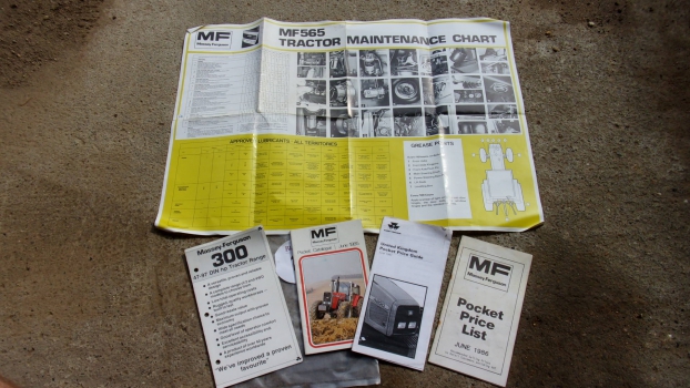 Westlake Plough Parts – Massey Furguson Tractor Mf565 Chart And Pocket Books 