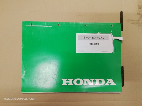 Westlake Plough Parts – Honda Shop Manual HRB425C 