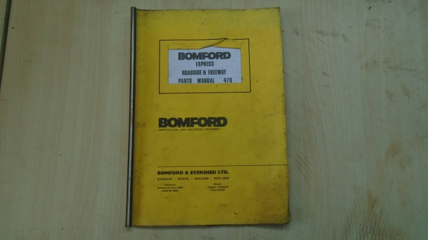 Westlake Plough Parts – Bomford Express Roadside & Freeway Parts Manual 470 