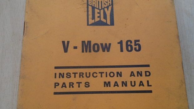 Westlake Plough Parts – Lely V Mow 165 Instruction Manual 
