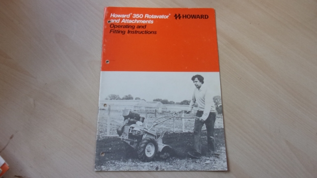 Westlake Plough Parts – Howard Rotavator 350 Rotavator And Attachments Instructions (a) 