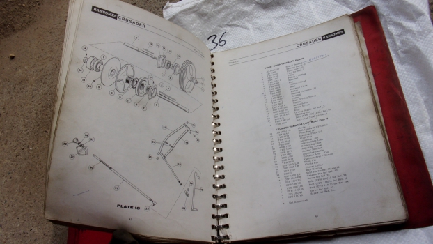 Westlake Plough Parts – Ransomes Combine Harvester Crusader 2800b List Of Parts Folder 