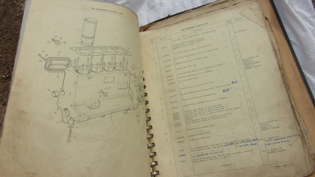 Westlake Plough Parts – Massey Ferguson Advertising Bulletin Folder 780 Combine Parts List 