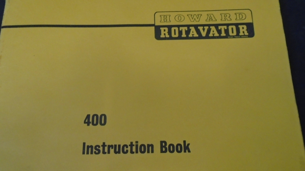 Westlake Plough Parts – Howard Rotavator 400 Instructions Book 