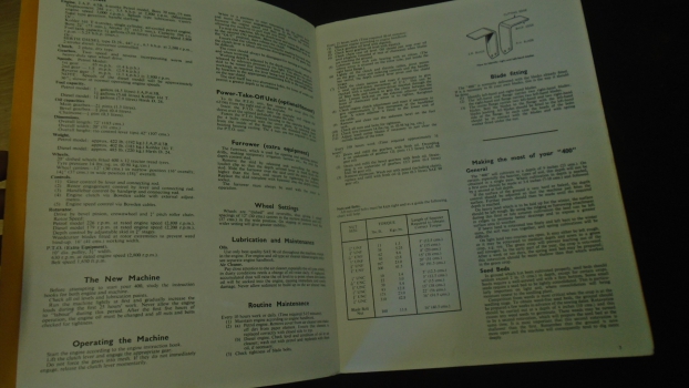 Westlake Plough Parts – Howard Rotavator 400 Instructions Book 