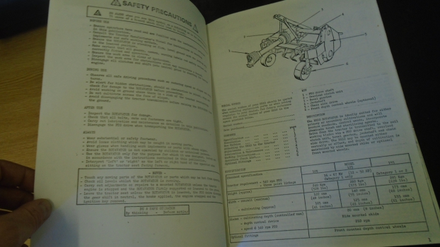 Westlake Plough Parts – Howard Rotavator Hr10 Rotavator Instructions & Parts List 