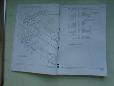 Westlake Plough Parts – Hesston 8100 Windrower Tractor Parts Catalog 