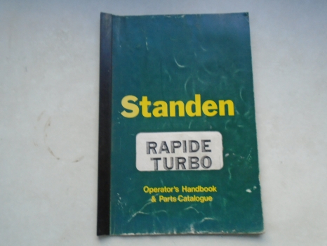 Westlake Plough Parts – Standen Rapide Turbo Handbook 