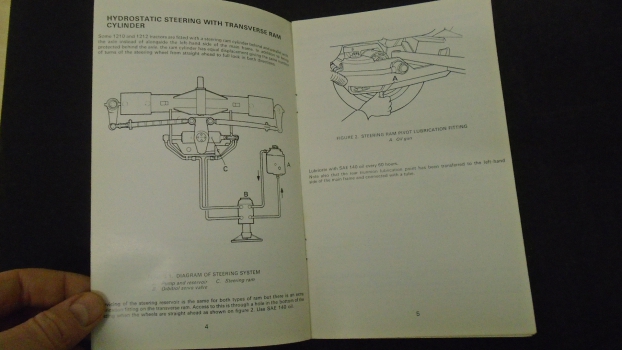 Westlake Plough Parts – David Brown Instruction Book Supplement Erratum 1410 & 1412 Tractors 