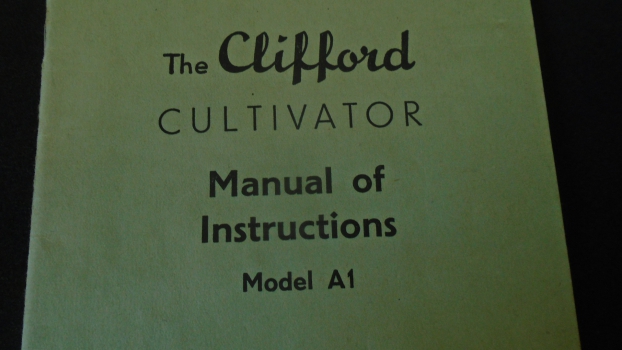 Westlake Plough Parts – Clifford Cultivator Model A1 Instructions Book 