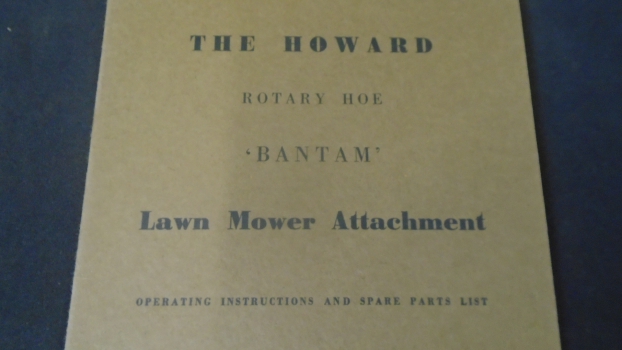 Westlake Plough Parts – Howard Rotavator Bantam Lawn Mower Attachment Instructions 