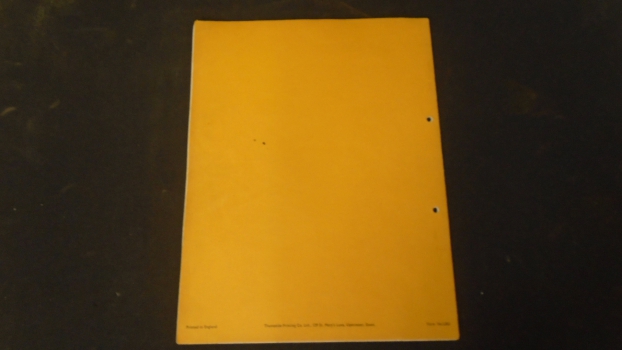 Westlake Plough Parts – Howard Rotavator Gem V Instruction Book 1961 Edition 