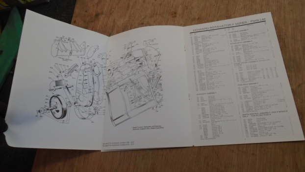 Westlake Plough Parts – Howard Rotavator P Series Parts List 