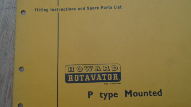 Westlake Plough Parts – Howard Rotavator P Type Mounted Parts List 