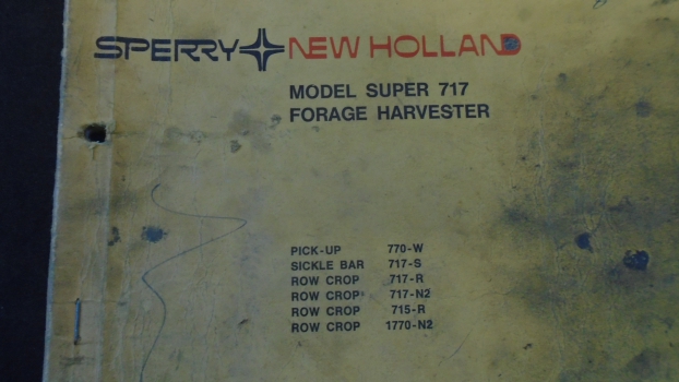 Westlake Plough Parts – New Holland Service Parts Catlogue Model Super 717 Harvester 