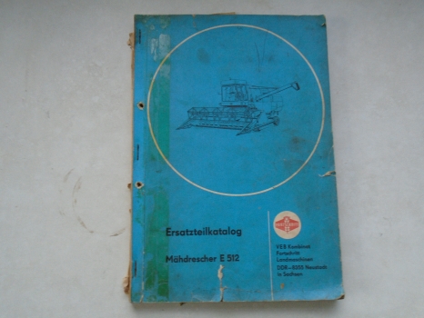 Westlake Plough Parts – Fortschritt E512 Harvester Parts Manual 