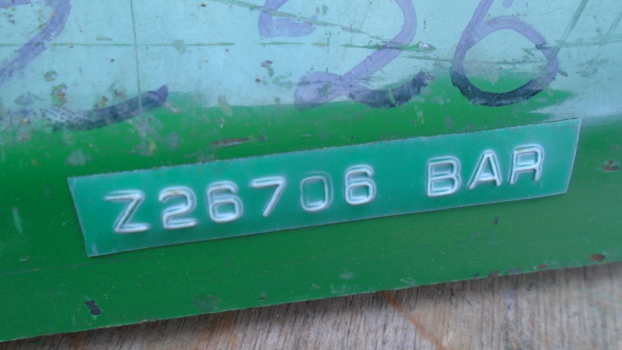 Westlake Plough Parts – John Deere Tractor Implement Combine Part Z26706 Bar 