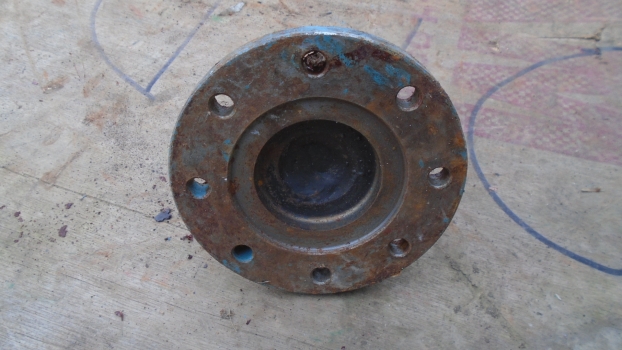 Westlake Plough Parts – Mengele Forager Roller Flange Shaft 8 Hole Blue 