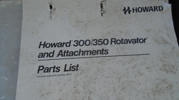 Westlake Plough Parts – Howard Rotavator 300/350 Parts List 