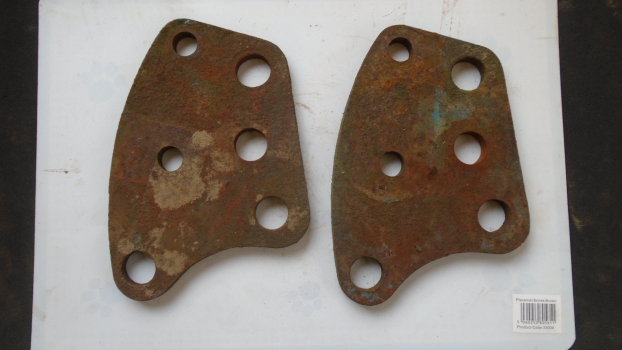 Westlake Plough Parts – RANSOMES PLOUGH TS59 HEADSTOCK TOP LINK PLATES PAIR USED 