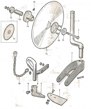 Ferguson Plough Double Arm Disc Parts Diagram | Parts Information