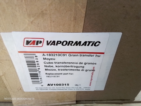 Westlake Plough Parts – Tractor Implement Grain Transfer Hub AV100315 183210C91 