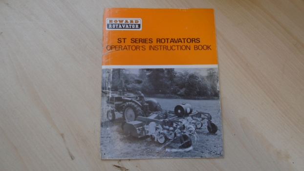 Westlake Plough Parts – Howard Book St Series Rotavators Inistruction Book 
