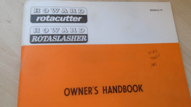Westlake Plough Parts – Howard Book Rotacutter Rotaslasher Handbook 