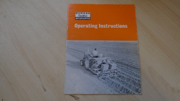 Westlake Plough Parts – Howard Book Smallford Rotaplanter Instructions 