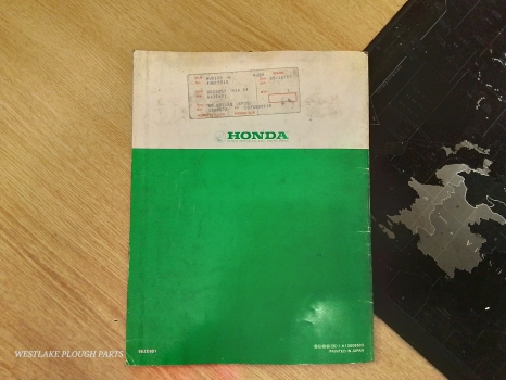 Westlake Plough Parts – Honda Shop Manual GXV120 . GXV160 